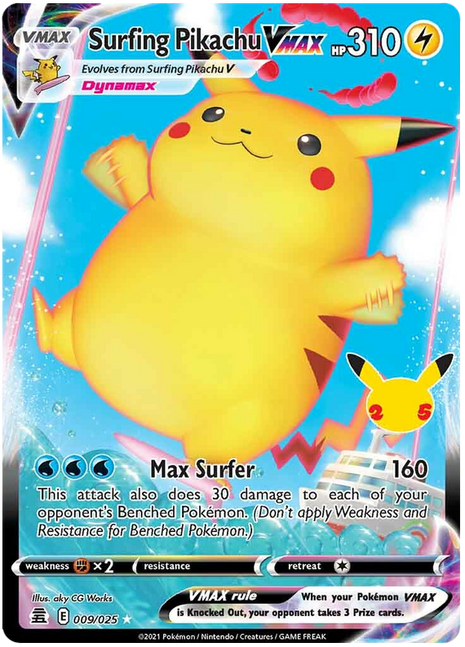 Surfing Pikachu VMAX - 009/025